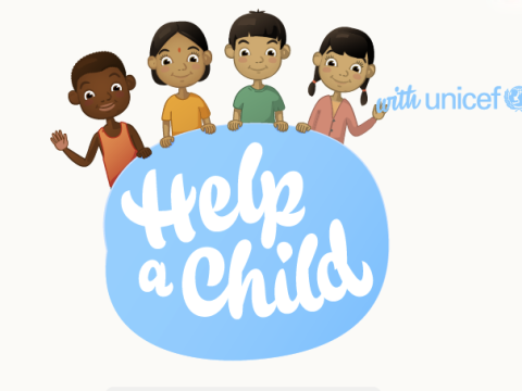 UNICEF Facebook donation app – children and logo | Radovan Grezo